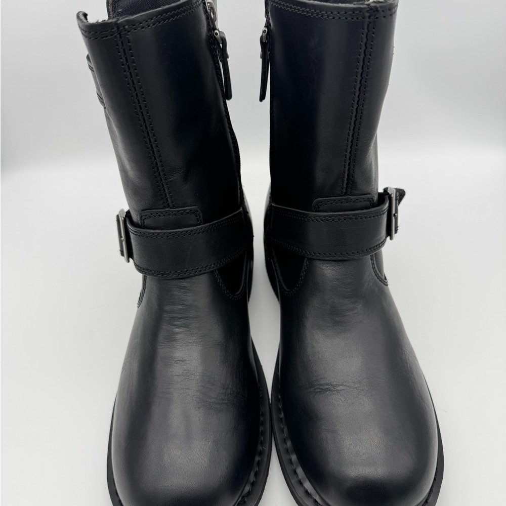 Harley-Davidson Women's 10 Barlyn 6-Inch Engineer Black Motorcycle Boots, D84721 - Picture 3 of 13